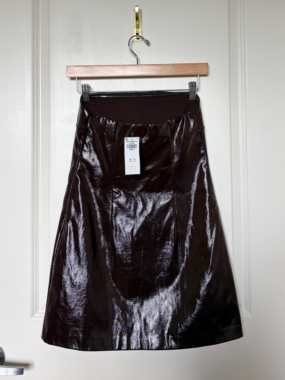 Abercrombie & Fitch Brown Faux Leather Mini Dress - Picture 2 of 8